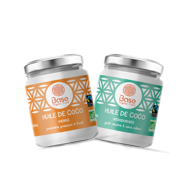 huile de coco 