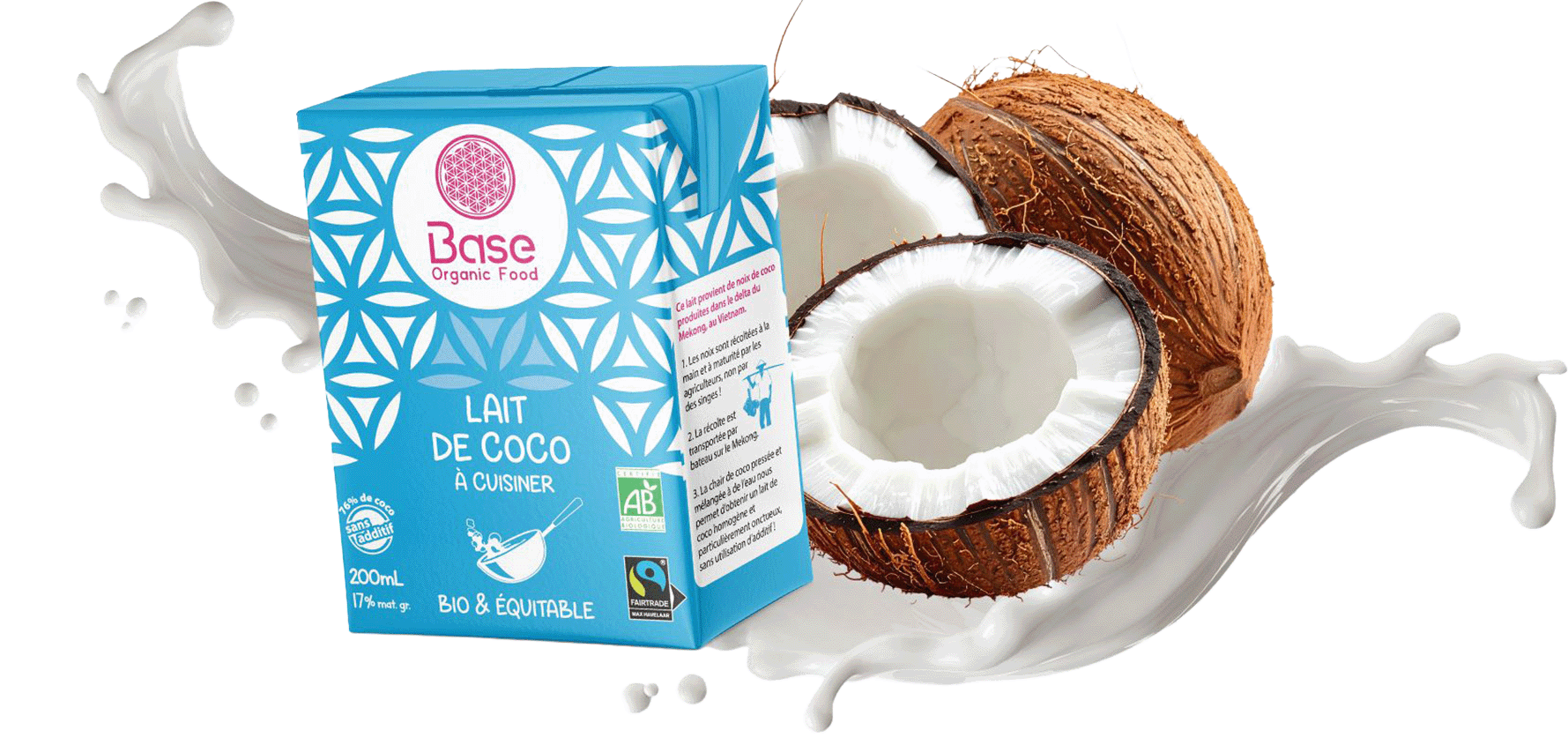 Lait de coco Tetra 200Ml