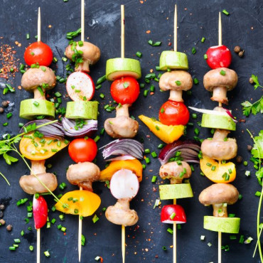 brochettes de legumes