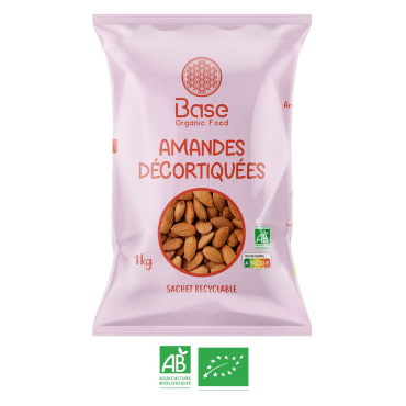 Amandes décortiquées Bio 1 kg