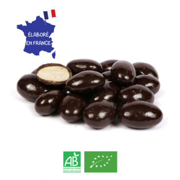 Amande Enrobée Chocolat Noir Bio