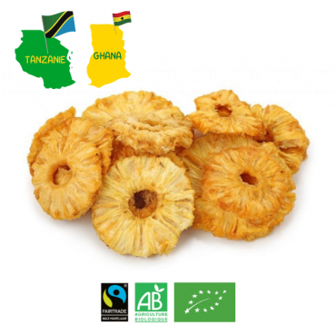 Ananas Séché en Rondelle Bio