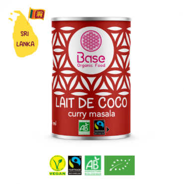Lait de Coco 17% Curry Masala Bio & Équitable