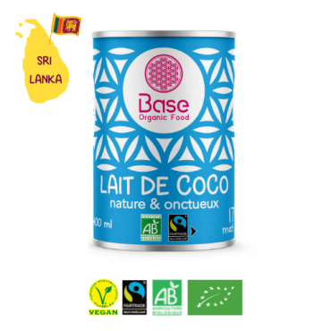 Lait de Coco Nature 17% Bio & Équitable