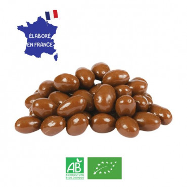 Amande Enrobée Chocolat au Lait Bio