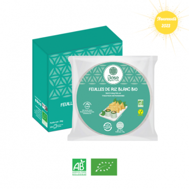 Feuille de riz blanc bio