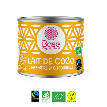 Lait de coco gingembre citronnelle 