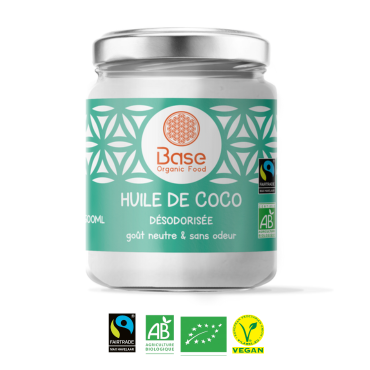 Huile de coco désodorisée 500ml